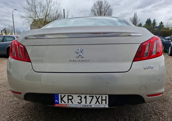 Peugeot 508 cena 42900 przebieg: 182000, rok produkcji 2014 z Kwidzyn małe 781
